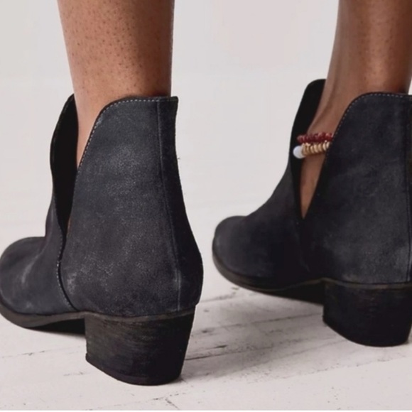 Free People Black Ankle Booties